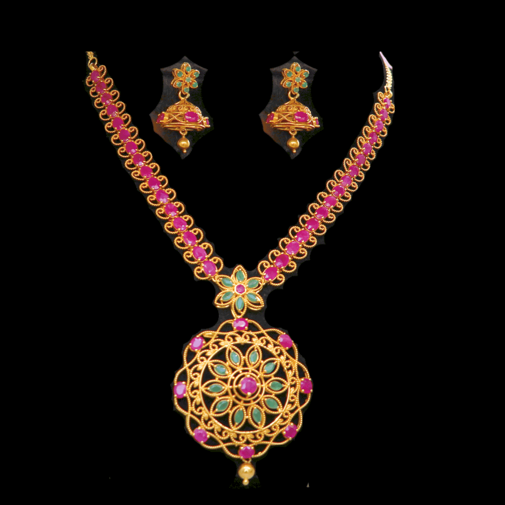 22K Gold Necklace Set